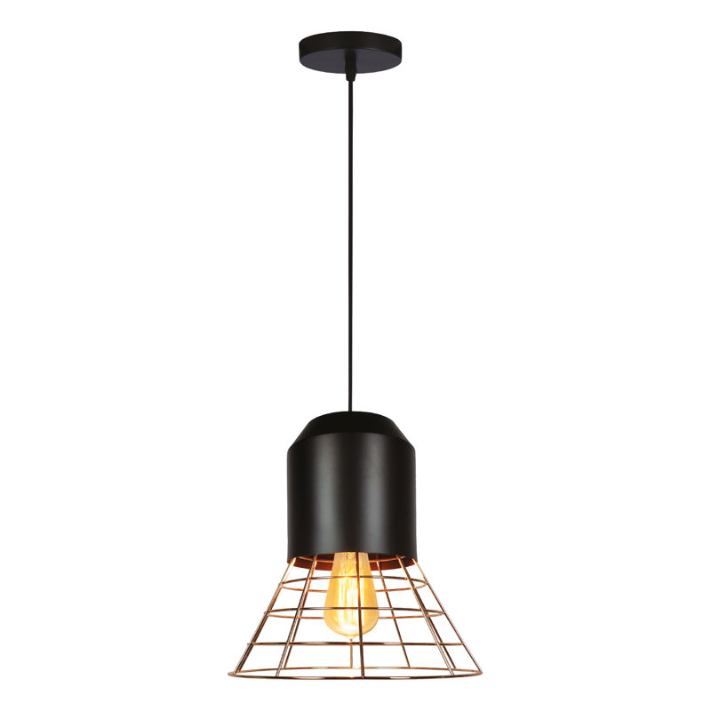 Luminaire suspendu géométrique à 1 lumière Eugène