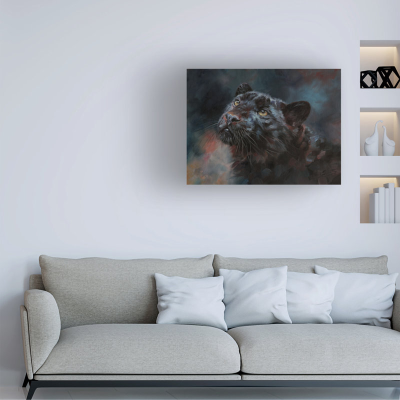 «David Stribble Black Panther», art sur toile, H 14 po x l 19 po