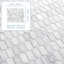 Carreau de mosaïque en marbre naturel hexagonal 12 po x 10 po-121289175