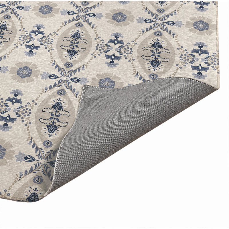 Tapis de bureau Reeva, L 60 po x P 84 po, Ivoire ivoire