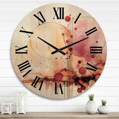 Horloge murale en bois surdimensionnée Vernesteen