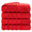 Ensemble de serviettes de bain turques de luxe 100% coton 4 pièces Edison Collection-1436699219