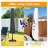 Patio Umbrella Cover For 13'-15' Double-Sided Umbrella, Upgraded 600D Heavy Duty Outdoor Umbrella Covers With Support Pole And Zipper