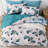 Lunaria 100% Long-Staple Cotton Duvet Cover Set Kaycee Pattern Printed Comforter Cover 3Pcs, Ultra Soft & Breathable Bedding Set-111460239