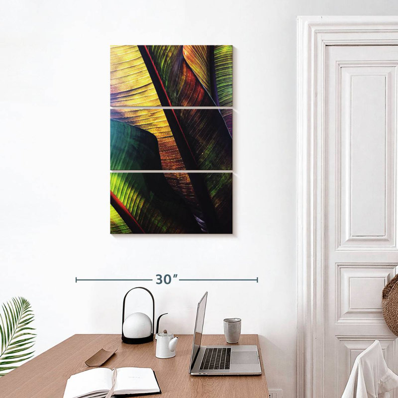 Feuilles de palmier Harnek Vibrant, H 32 po x l 20 po