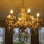 Lustre classique / traditionnel à 6 lumières de style bougie avec détails en cristal Ahmyah