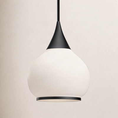 Hazel Single Light Glass Pendant