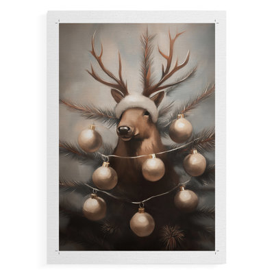 Art des Fêtes de Noël - série 2-CXLIX - impression sur toile seulement - NON-CADRE