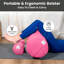 Coussin cylindrique pour méditation et traversin de yoga - brun-86778390-86778392