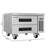 36 in. Commercial Chef Base Refrigerator Storage Cabinet for Cold Foods, Fresh Ingredients, and Condiments, Refrigerated Pull-Out Drawers, Rolling Caster Wheels, ETL Listed
