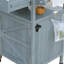 Petit chariot de barbecue extérieur avec abattant supérieur en acier inoxydable-110414044