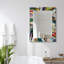 Miroir rectangulaire biseauté Rock Star I sur verre trempé flottant imprimé-531331997