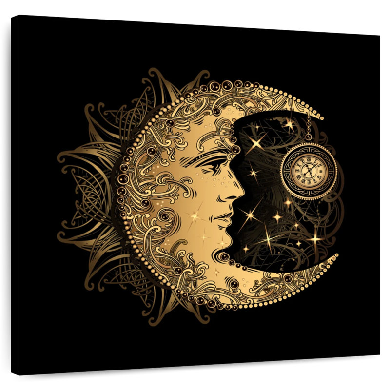 Oberle Bohemian Crescent Moon, 39" H x 39" W