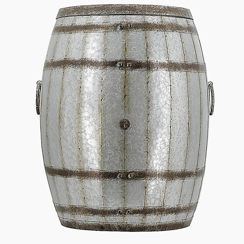 22.5x22.5x26" Drum Side Table