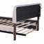 Lit plateforme tapissier Teddy
