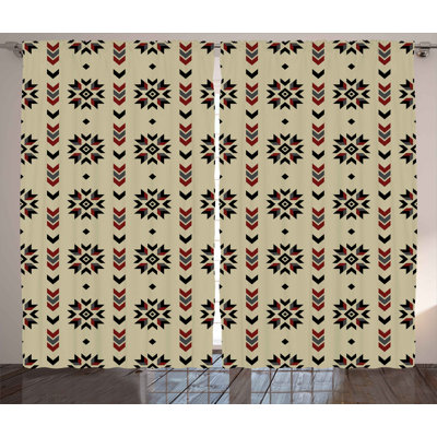 Alona Semi Sheer Curtain Pair