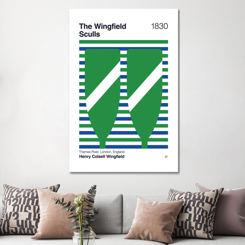 «1830 Wingfield Sculls», reproduction d'art sur toile tendue, H 26 po x l 18 po, Toile tendue, Ne s’applique pas