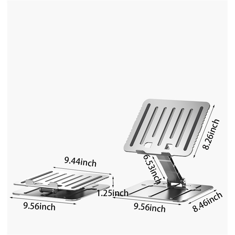 Support pour ordinateur portable, Argent