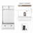 FlowLuxe 3-in-1 Entryway Hall Tree, Snow White Coat Rack with Padded Bench, Shoe Storage & Drawers for Mudroom Hallway