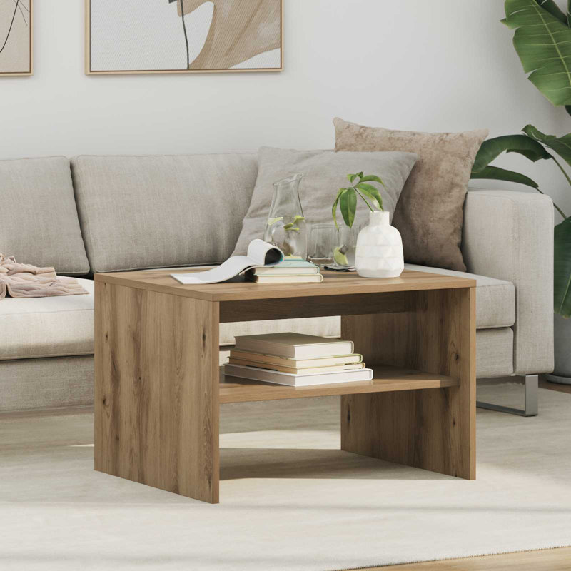 Coffee Table with Storage, Artisan Oak, 40cm. H x 60cm. L x 50cm. W