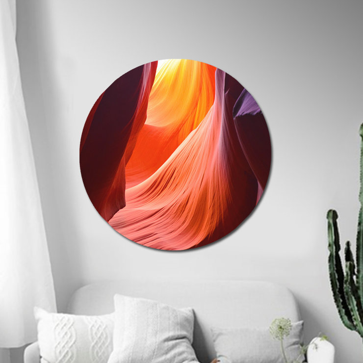 Cave Of Hope Print, Round 46" H x 46" W x 2.5" D