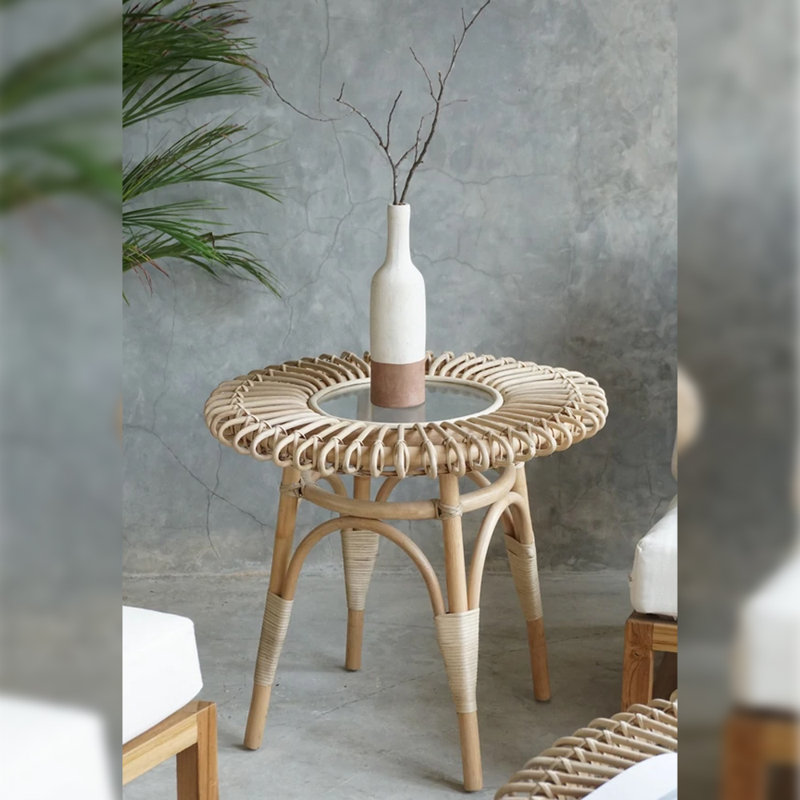 Table d'appoint Venice au fini naturel