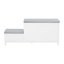 Heckson Polyester Upholstered Storage Bench