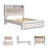 Beamond Upholstered Bookcase Bed-89113209