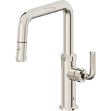 Descanso Kitchen Pull-Down Kitchen Faucet With Button Sprayer - Quad Spout