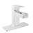 Quadrato Single-handle Bathroom Faucet with Drain Assembly