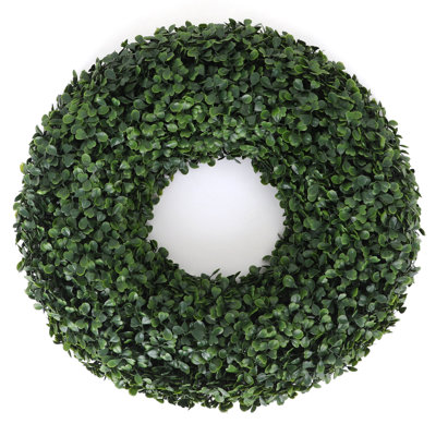 Couronne de verdure de porte d'entrée