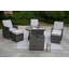 Ensemble de conversation en aluminium avec coussins Areefa