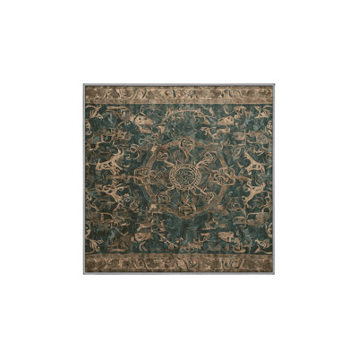 Machine Washable Brown Area Rug