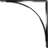 3"W x 16"D x 16"H Morris Steel Bracket, Powder Coated Black-73170686