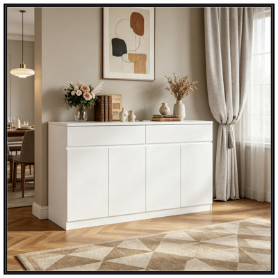 Palermo Cabinet with 2 Drawers and 4 Doors
