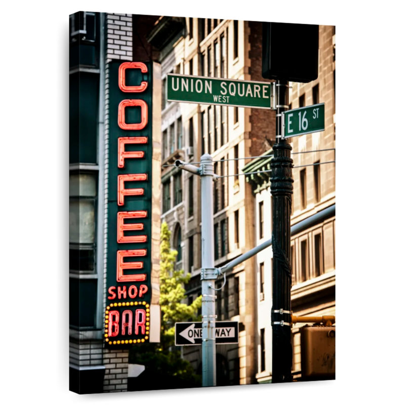 Sireci Union Square Coffee, 24" H x 16" W