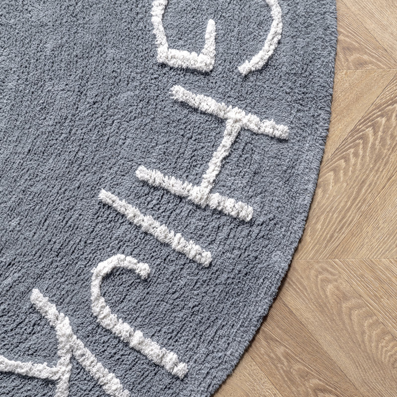 Tapis Alphabet SpinCleaneable, Rond 6 pi