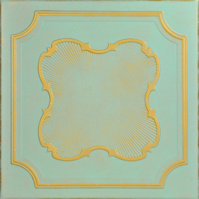 Carreau de plafond en polystyrène collé 1,6 pi x 1,6 pi Coronado