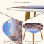 Ensemble de 2 tables d'appoint Triangle Nesting
