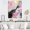 Symphonie de marbre rose et doré II - art abstrait marbre, salon