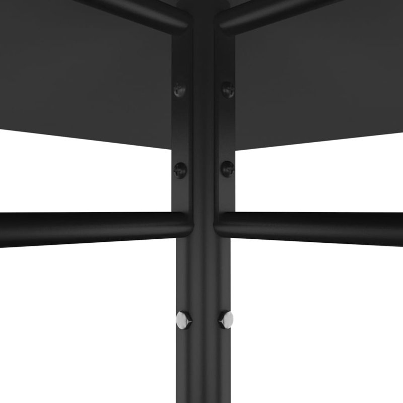 Thermalito 3 x 3m Steel Patio Gazebo, Anthracite