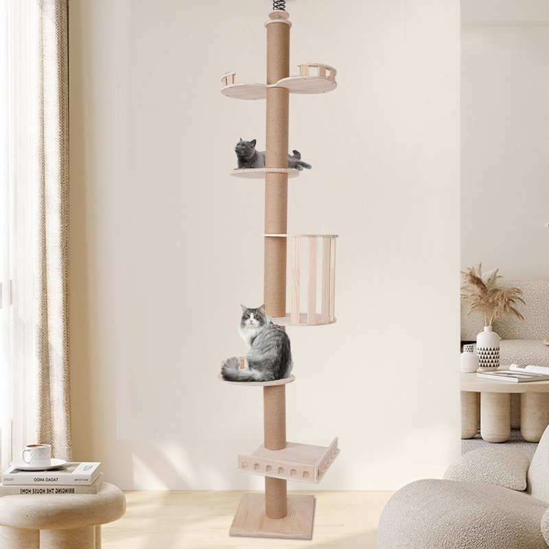 Arbre à chat en bois massif Dawnisha