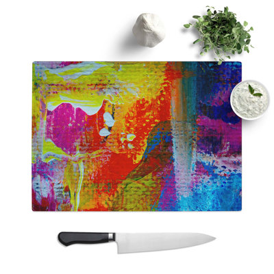 Tempered Glass Art Painting Vol.31 Chopping Board