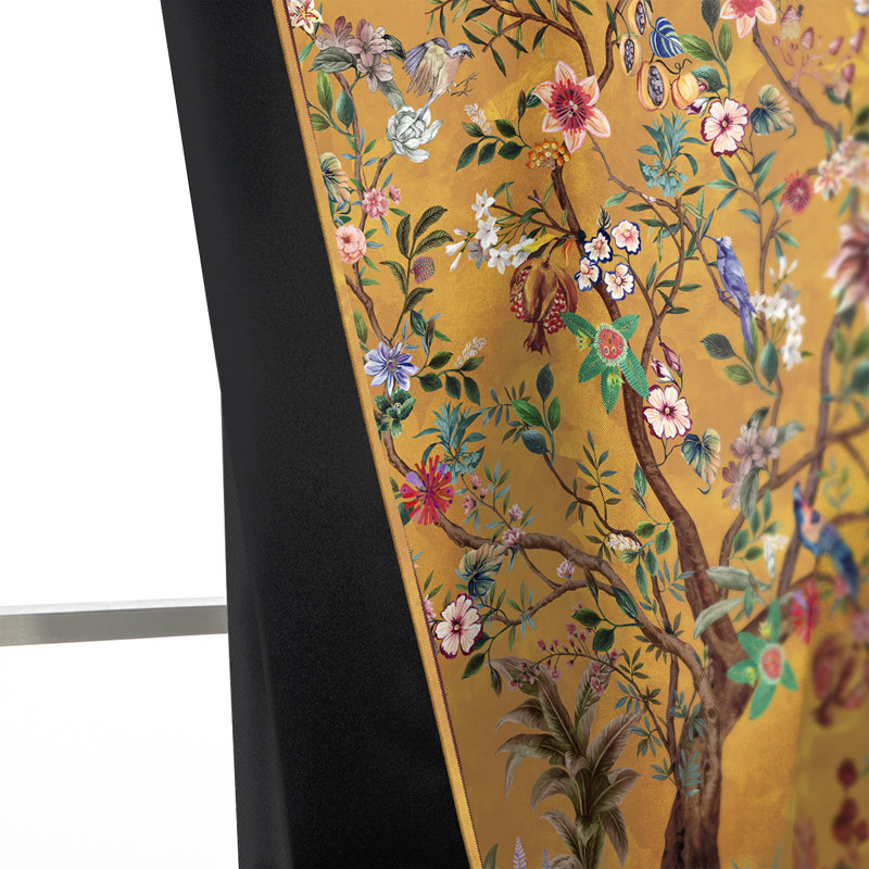 Mitsuhiro 100% Polyester Blackout Window Curtain 1 Panel (52" x 84"), Gold