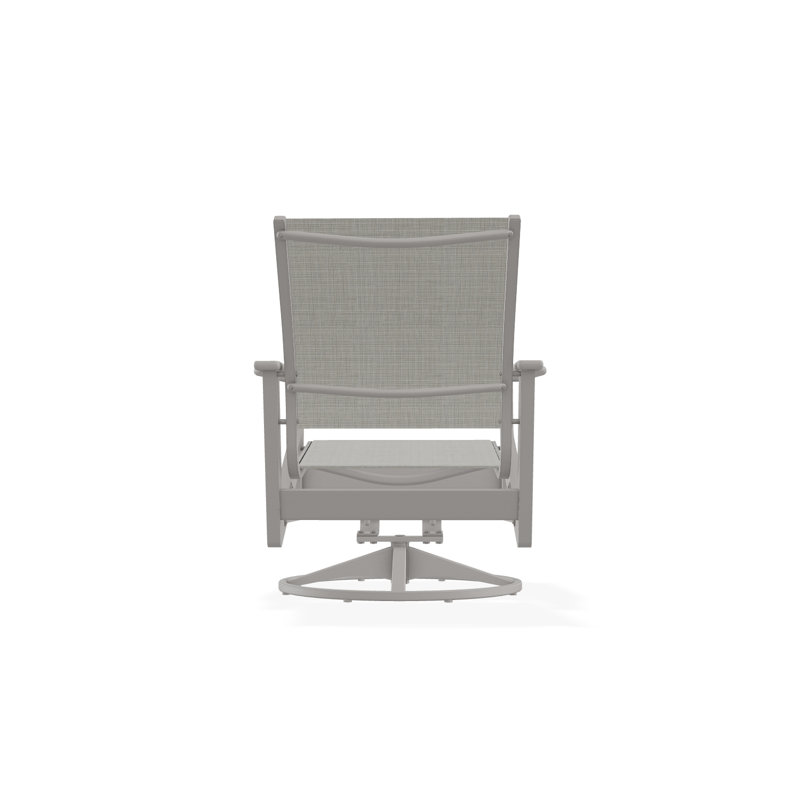 Wexler Outdoor Swivel Lounge Chair, Deacon, Warm Gray