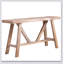 Console en bois à structure en A Farmhouse, 58,5 po