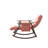 Casual Folding Rocking Chair Upholstered-1984914244