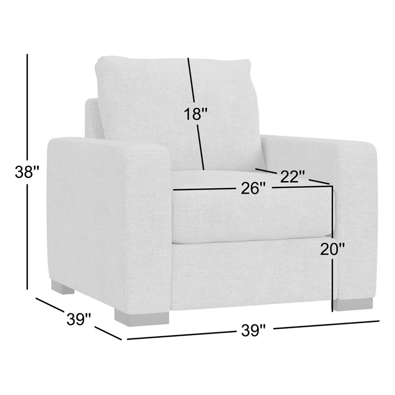 Oliver Chair And Ottoman, Gray