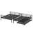 Metal Bunk Bed With Trundle-861316756