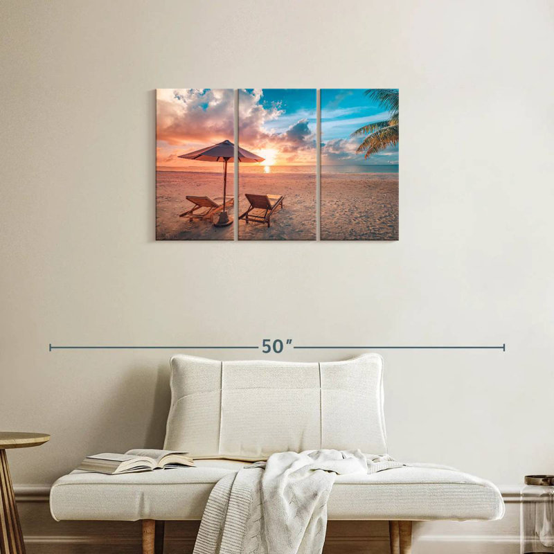 Gillard Beach Sunset Time, 20" H x 33" W